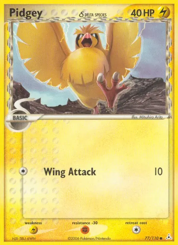 Pidgey δ - 77/111 - Holon Phantoms