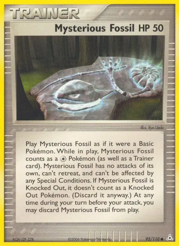 Mysterious Fossil - 92/111 - Holon Phantoms