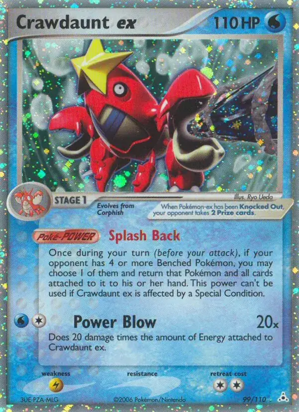 Crawdaunt ex - 99/111 - Holon Phantoms