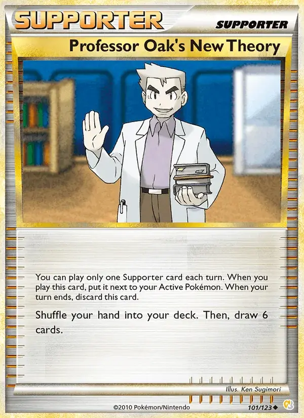 Professor Oak's New Theory - 101/124 - HeartGold SoulSilver