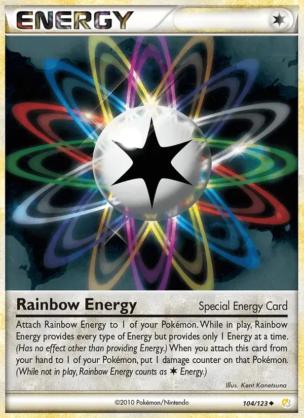 Rainbow Energy - 104/124 - HeartGold SoulSilver