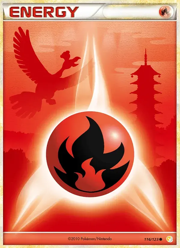 Fire Energy - 116/124 - HeartGold SoulSilver