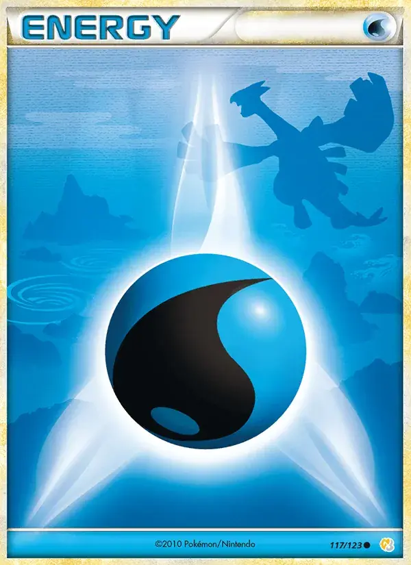 Water Energy - 117/124 - HeartGold SoulSilver