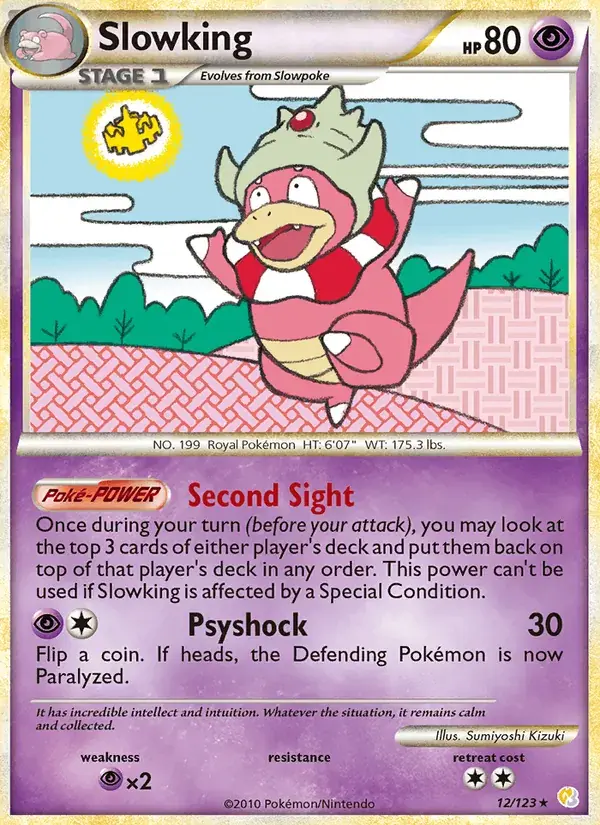 Slowking - 12/124 - HeartGold SoulSilver