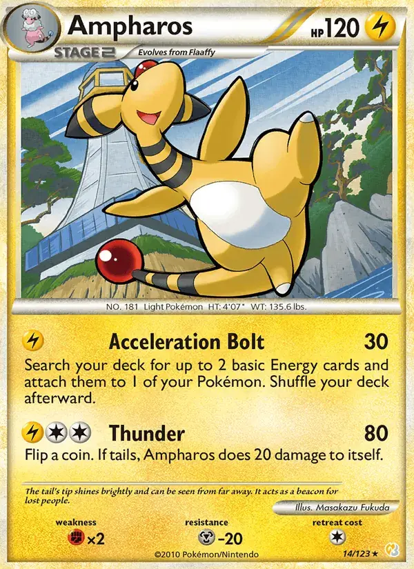 Ampharos - 14/124 - HeartGold SoulSilver