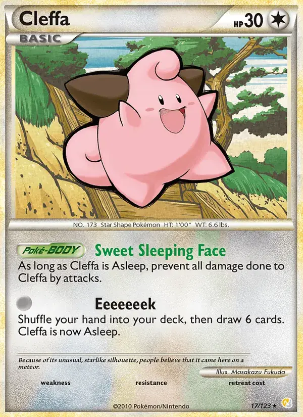 Cleffa - 17/124 - HeartGold SoulSilver