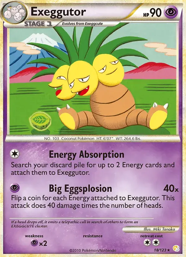 Exeggutor - 18/124 - HeartGold SoulSilver