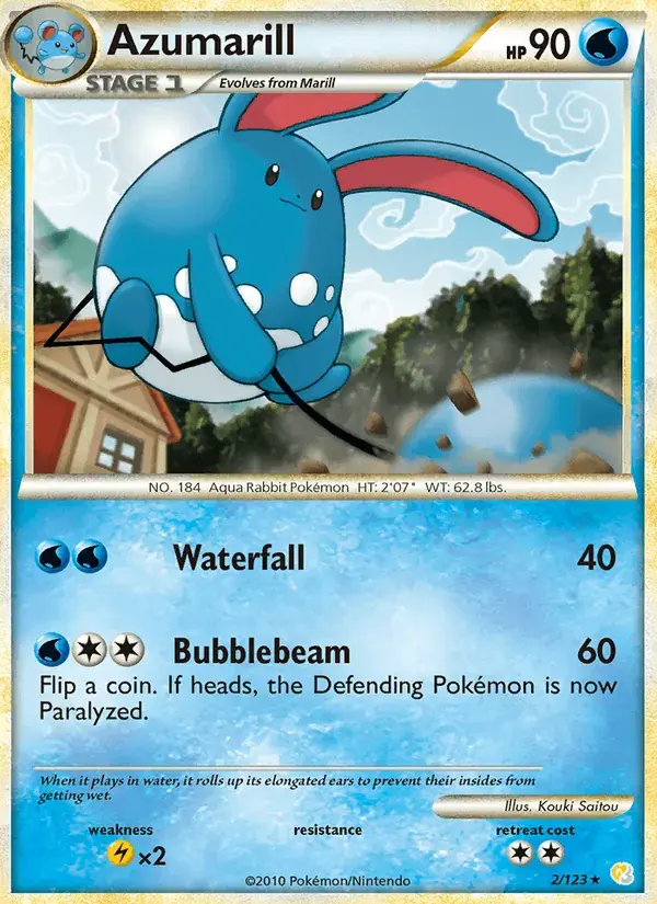 Azumarill - 2/124 - HeartGold SoulSilver