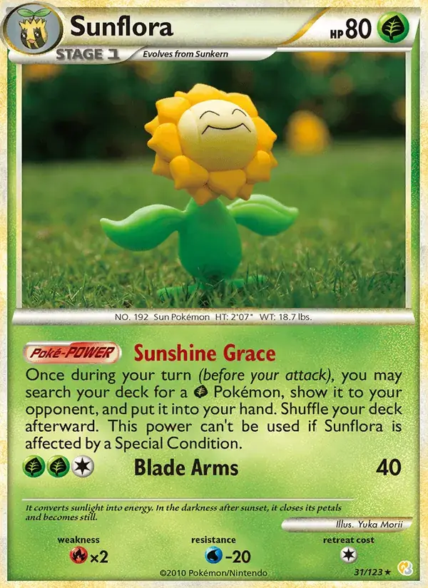 Sunflora - 31/124 - HeartGold SoulSilver