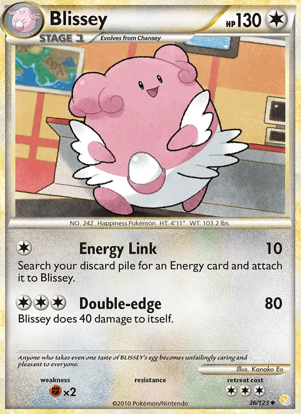 Blissey - 36/124 - HeartGold SoulSilver