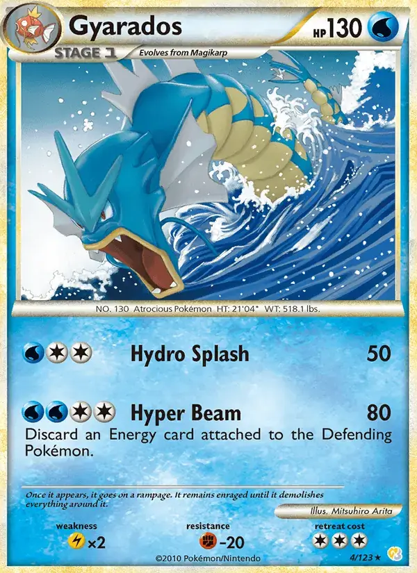 Gyarados - 4/124 - HeartGold SoulSilver