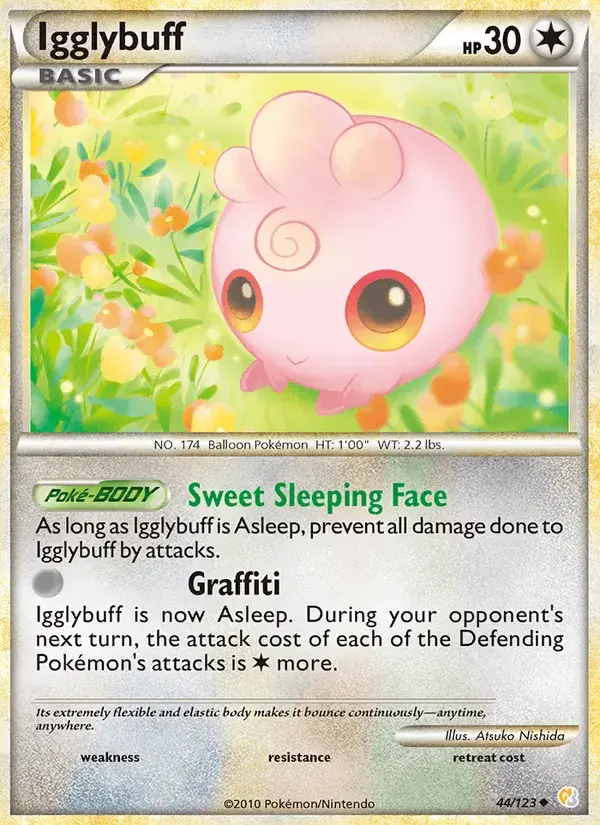 Igglybuff - 44/124 - HeartGold SoulSilver