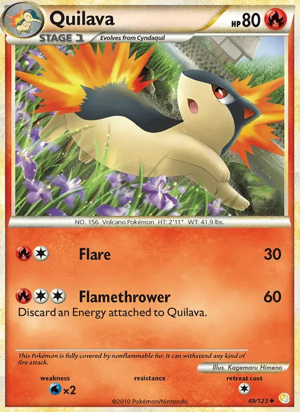 Quilava - 49/124 - HeartGold SoulSilver