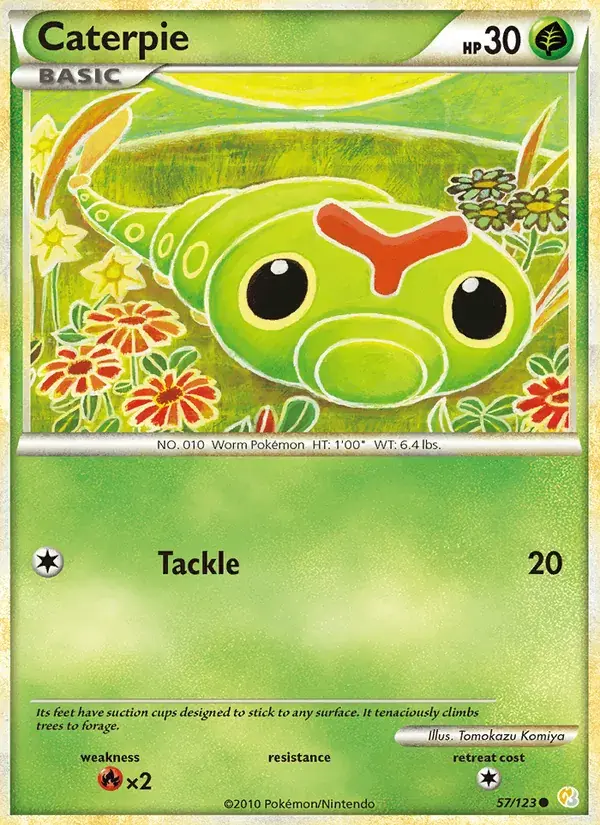 Caterpie - 57/124 - HeartGold SoulSilver