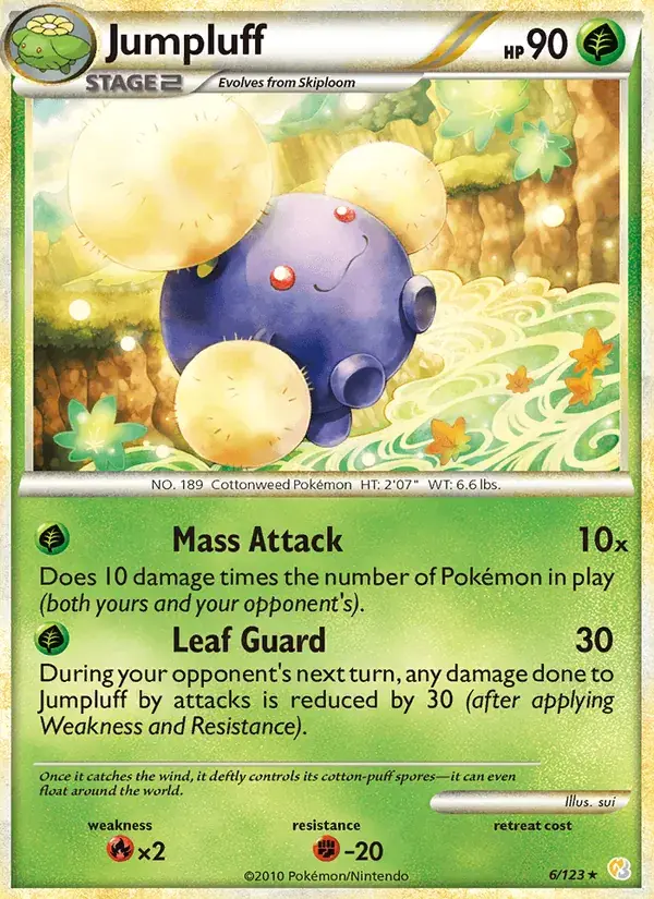 Jumpluff - 6/124 - HeartGold SoulSilver
