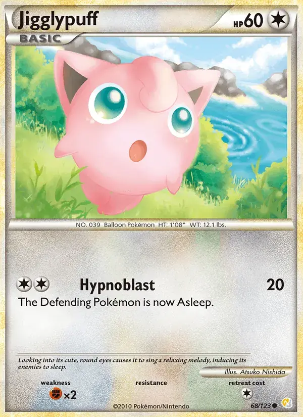 Jigglypuff - 68/124 - HeartGold SoulSilver