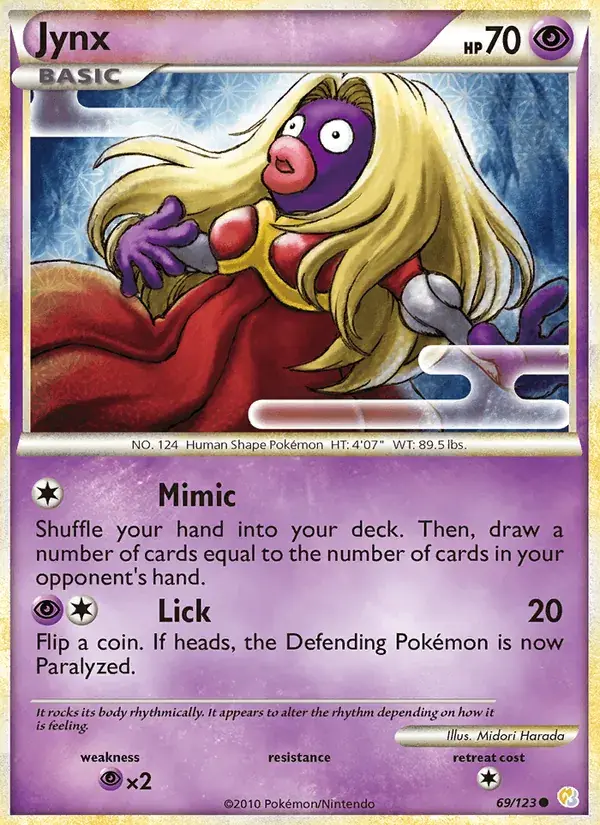 Jynx - 69/124 - HeartGold SoulSilver