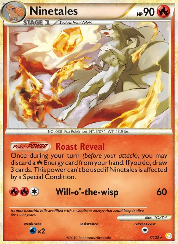 Ninetales - 7/124 - HeartGold SoulSilver