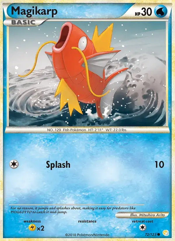 Magikarp - 72/124 - HeartGold SoulSilver
