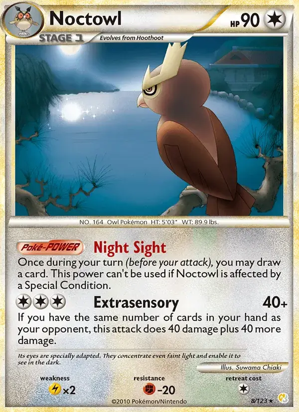 Noctowl - 8/124 - HeartGold SoulSilver