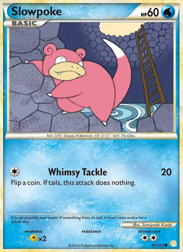 Slowpoke - 81/124 - HeartGold SoulSilver
