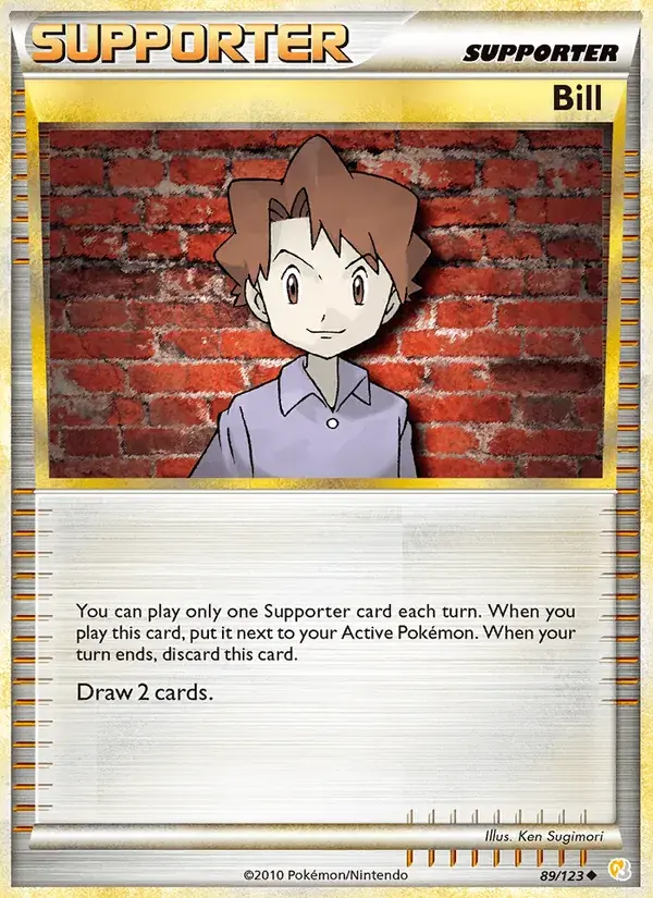 Bill - 89/124 - HeartGold SoulSilver