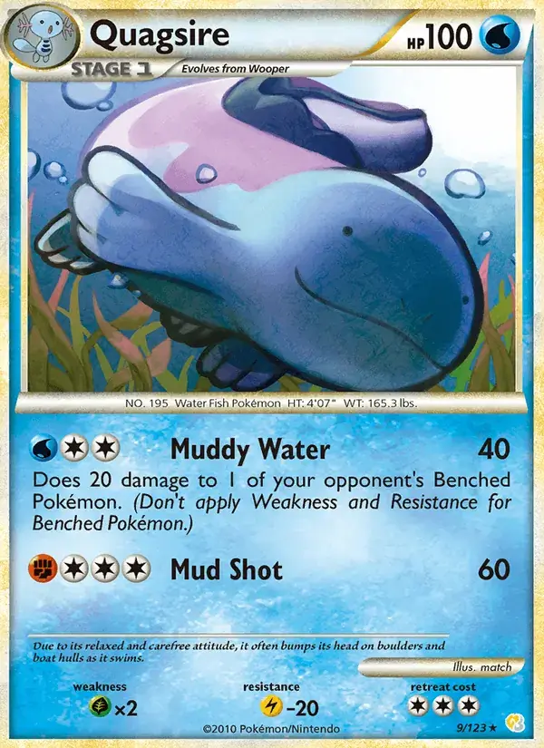 Quagsire - 9/124 - HeartGold SoulSilver