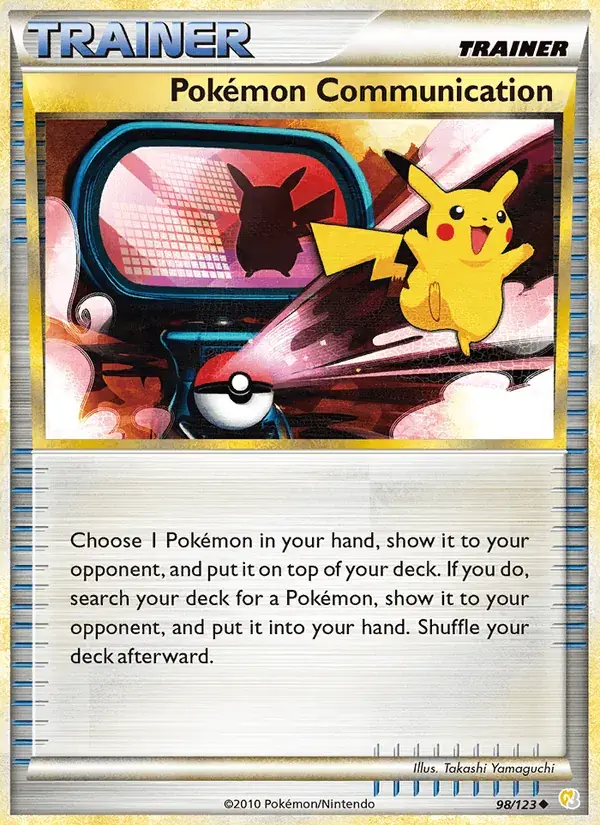 Pokémon Communication - 98/124 - HeartGold SoulSilver