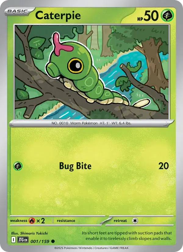 Caterpie - 001/190 - Journey Together