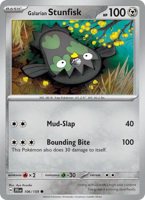 Galarian Stunfisk - 106/190 - Journey Together