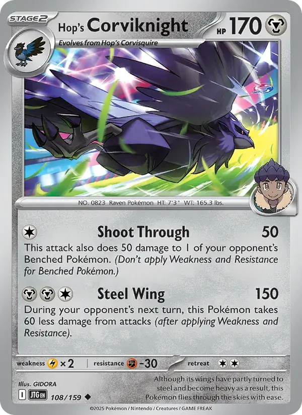 Hop's Corviknight - 108/190 - Journey Together