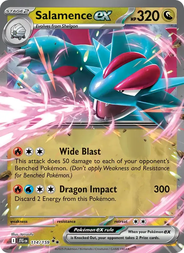 Salamence ex - 114/190 - Journey Together