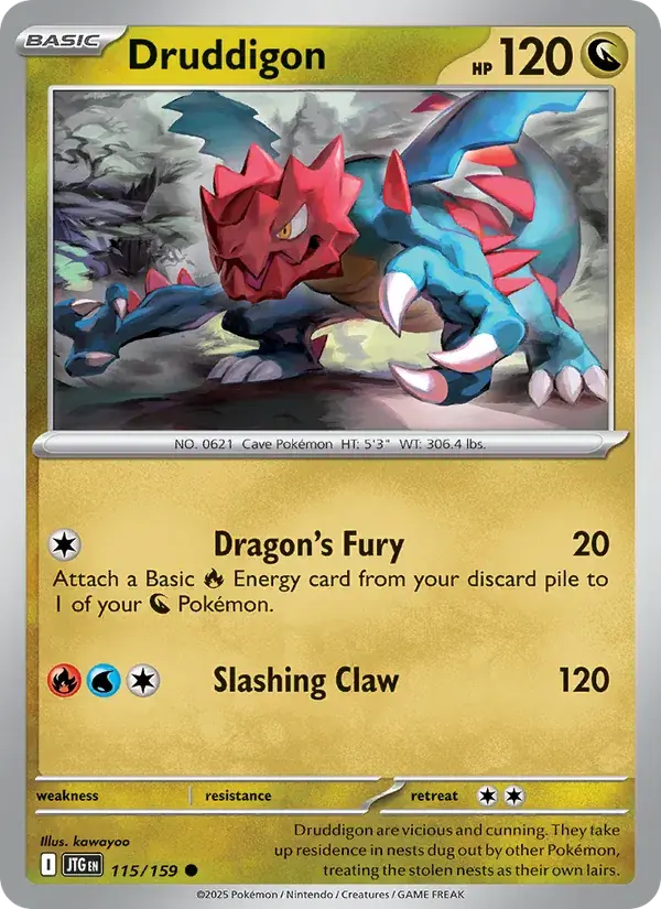 Druddigon - 115/190 - Journey Together
