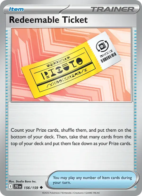 Redeemable Ticket - 156/190 - Journey Together