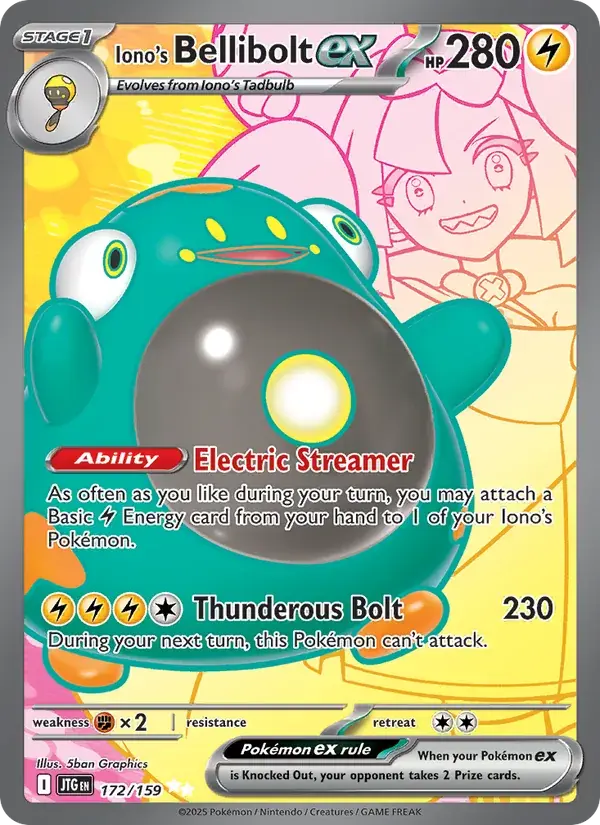 Iono's Bellibolt ex - 172/190 - Journey Together
