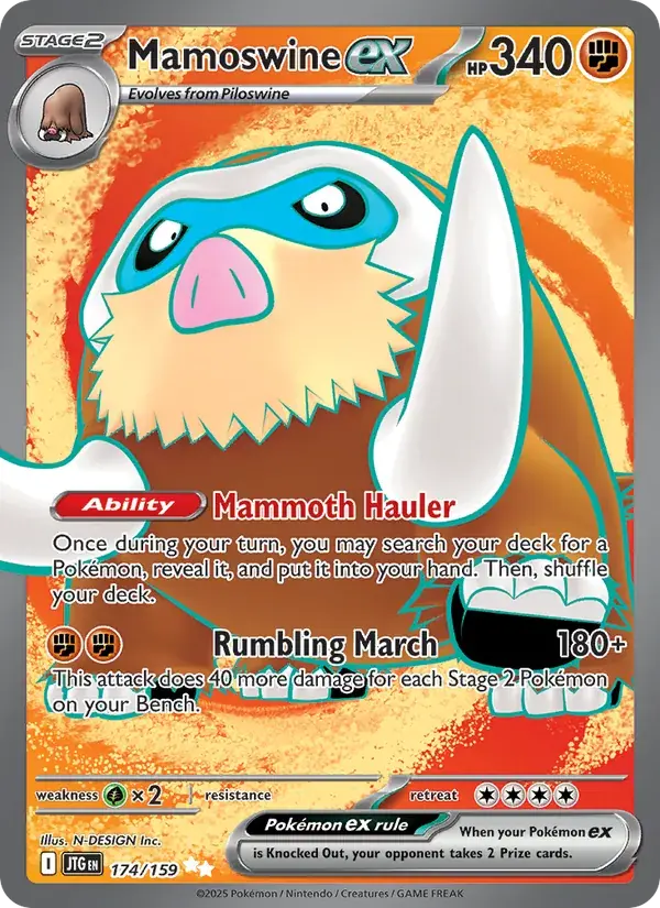 Mamoswine ex - 174/190 - Journey Together