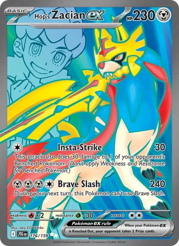 Hop's Zacian ex - 176/190 - Journey Together