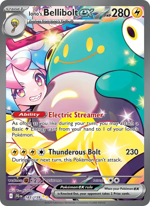 Iono's Bellibolt ex - 183/190 - Journey Together