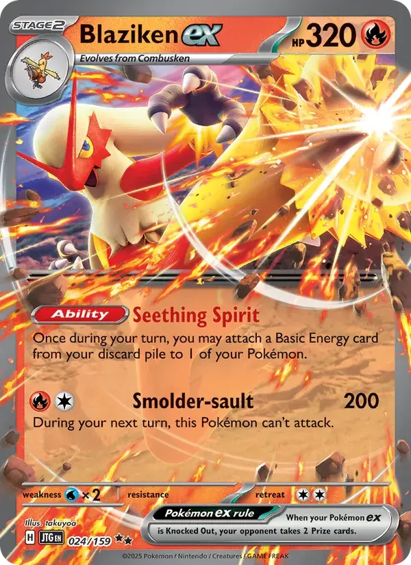 Blaziken ex - 024/190 - Journey Together