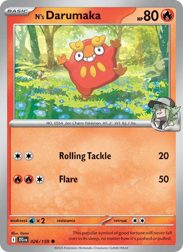 N's Darumaka - 026/190 - Journey Together