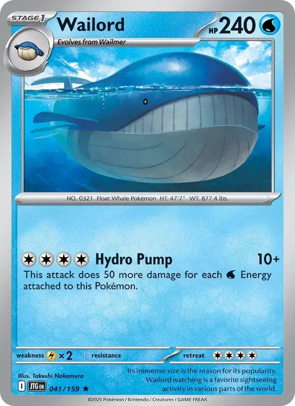 Wailord - 041/190 - Journey Together
