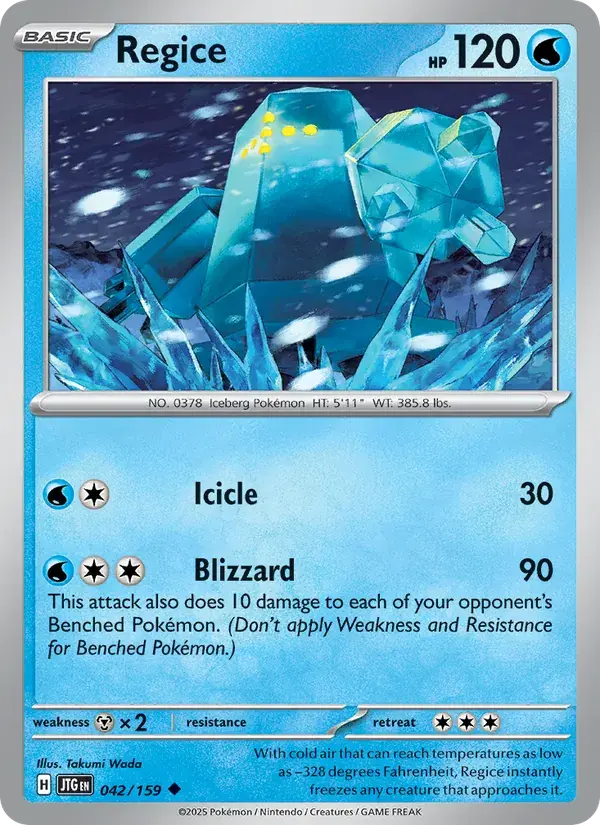 Regice - 042/190 - Journey Together