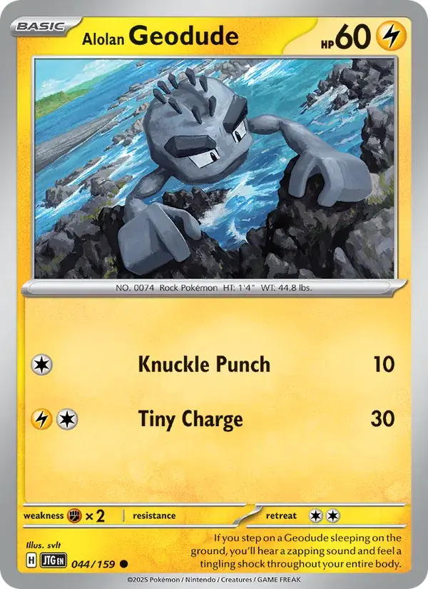 Alolan Geodude - 044/190 - Journey Together