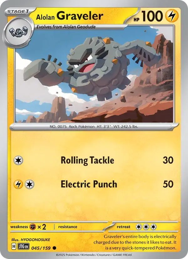 Alolan Graveler - 045/190 - Journey Together