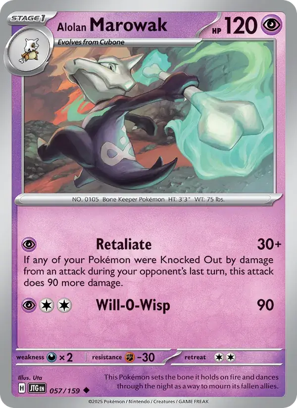 Alolan Marowak - 057/190 - Journey Together