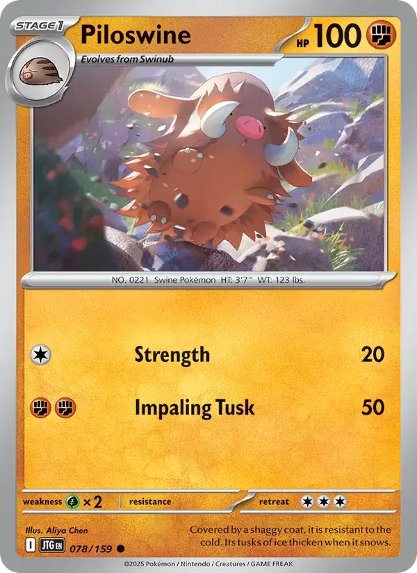 Piloswine - 078/190 - Journey Together