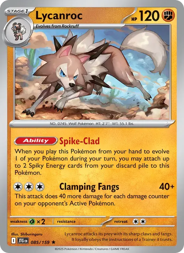 Lycanroc - 085/190 - Journey Together