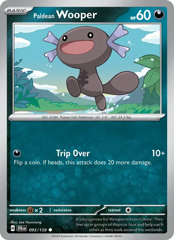 Paldean Wooper - 093/190 - Journey Together