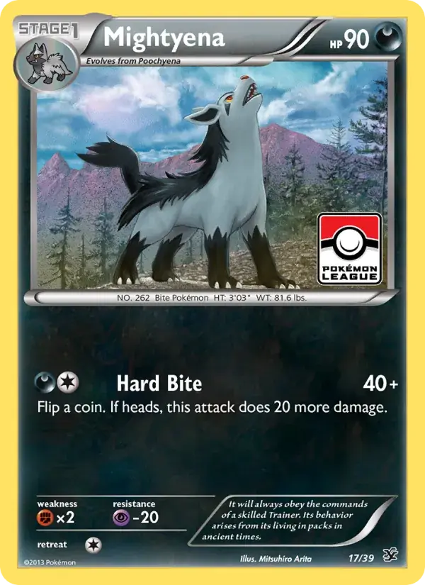 Mightyena - 17/39 - Kalos Starter Set