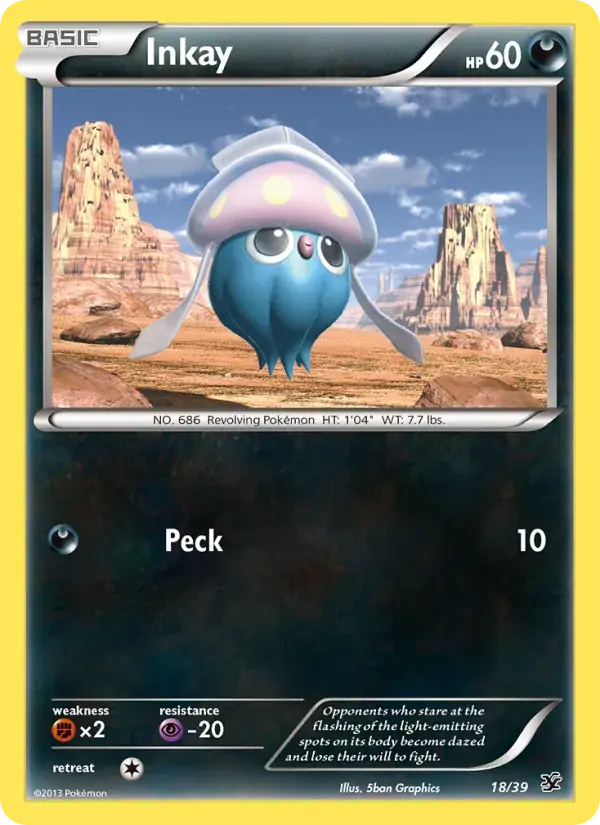 Inkay - 18/39 - Kalos Starter Set